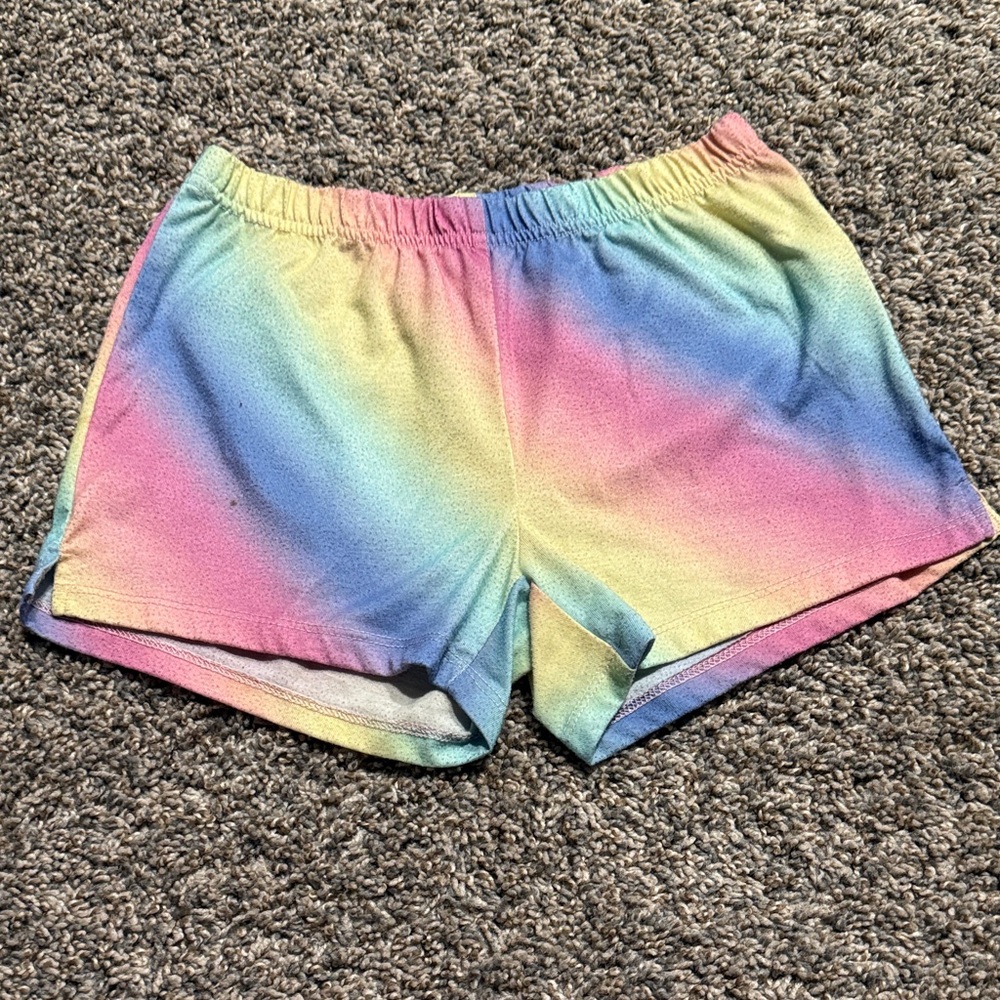 Wonder Nation Colorful Tie-Dye Athletic Shorts